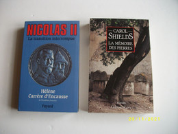 Lot De 2 Livres: La Mémoire Des Pierres NEUF Et Nicolas II La Transition Interrompue NEUF - Lots De Plusieurs Livres