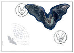 Switzerland 2012 (Box 1) Fledermaus Bat Microbat Microchiroptera FDC - Storia Postale