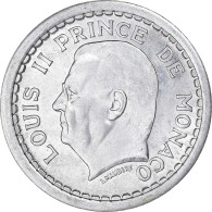 Monnaie, Monaco, Louis II, Franc, Undated (1943), SPL, Aluminium, Gadoury:131 - 1922-1949 Louis II