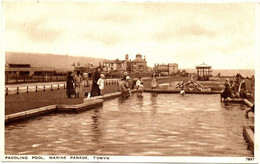 Pays De Galles : Merionethshire : TOWYN : Padding Pool - Marine Parade : Animée - Merionethshire