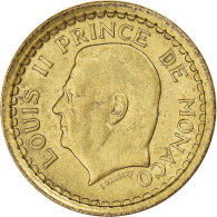 Monnaie, Monaco, Louis II, Franc, Undated (1943), SUP, Cupro-Aluminium - 1922-1949 Louis II