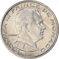 Monnaie, Monaco, Rainier III, 1/2 Franc, 1975, SPL, Nickel, Gadoury:MC 149 - 1960-2001 Nouveaux Francs