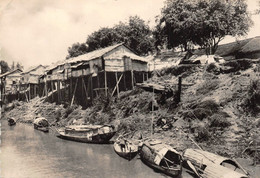 ¤¤  -  CAMBODGE   -  Village De Pêcheurs Sur Les Berges Du Tonlé-Sap En 1952  -  Guerre D'Indochine     -   ¤¤ - Camboya