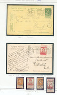 Lot De 4 Timbres Et 2 Documents De L'émission  PELLENS Avec De L'EXPOSITION DE GAND GENT 1913  - 20157 - 1912 Pellens