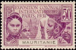 Mauritanie Mauritania - 63 - 1931 - Exposition Paris - 50c - MH - Mauritania (1960-...)