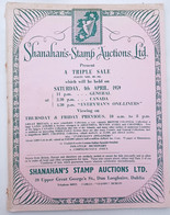 Shanahan's Stamb Auctions Ltd  -  A TRIPLE SALE - SATURDAY 4 Th APRIL 1959 GENERAL -  CANADA - Other & Unclassified