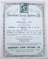 Shanahan's Stamb Auctions Ltb - AN ORDINARY SALE - 1959 - Sonstige & Ohne Zuordnung