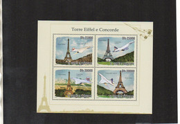 Sao Tome And Principe 2010 - Eiffel Tower And Concorde - MNH (1G2419) - Sao Tome En Principe