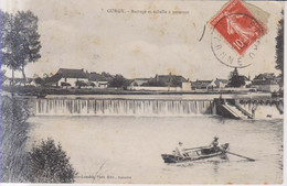 Gurgy Barrage  Et Echelle A Poissons   Carte Postale Animee   1910 - Gurgy