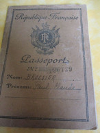 Vieux Passeport Français/République Française/Le Préfet De Police/Brossier/Tourneur/BOULOGNE Sur Seine/ 1946      AEC217 - Other & Unclassified