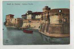 Livourne Ou Livorno (Italie, Toscana) : Fortezza Vecchia En 1919 (animé) PF. - Livorno