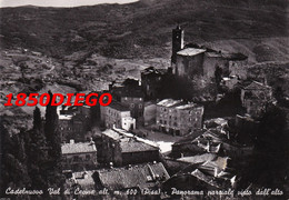 CASTELNUOVO VAL DI CECINA - PANORAMA PARZIALE VISTO DALL 'ALTO F/GRANDE VIAGGIATA 1953?  ANIMAZIONE - Pisa