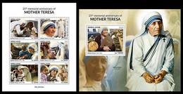 Sierra Leone 2022 Mother Teresa. (330) OFFICIAL ISSUE - Mother Teresa