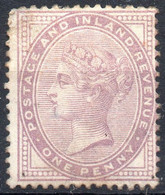 GREAT BRITAIN/1881/MNG/SC#89/QUEEN VICTORIA  / 1P LILAC / THIN TOP LEFT CORNER /16 DOTS - Nuovi