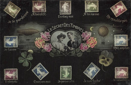 CPA Le Secret Des Timbres - Stamps (pictures)