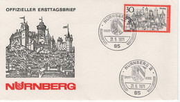 Germany Deutschland 1971 FDC Nurnberg, Sonderpostwertzeichen - 1971-1980