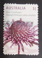 Australia, Year 2015, Cancelled, Flowers; Rose Coneflower - Used Stamps