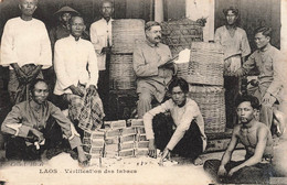 CPA Laos - Verification Des Tabacs - Douane Indochine - Collection Houel - Laos