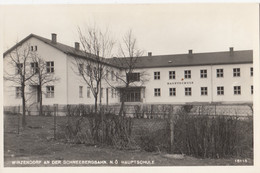 AK - WINZENDORF A/d Schneebergbahn - Hauptschule 1958 - Wiener Neustadt