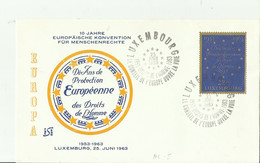 LUXEMBURG FDC 1963 - FDC