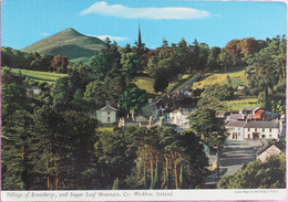 Carte Postale Couleur : IRLANDE : Wilcklow : Village Of ENNISKERRY, And Sugar Loaf Mountain, In 1977 - Wicklow