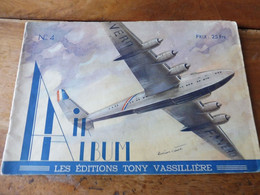 1937 L'AIR ALBUM N° 4 Identification Des Appareils En Vol (Messerschmitt 109F , Junkers JU 90 , Etc - AeroAirplanes