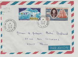 TAAF)LETTRE N°18 & PA N°51//Fort Aux Français -KERGUELEN Pour Marseille 12/4/1979 - Brieven En Documenten