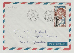 TAAF)LETTRE  PA N°37 //ALFRED FAURE CROZET Pour Marseille 19/II1978 - Covers & Documents