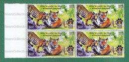 INDIA 2022 Inde Indien - 2nd INTERNATIONAL TIGER FORUM 1v MNH ** Block - Tigers, Big Cats Of Prey, Animals, Conservation - Blokken & Velletjes