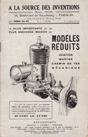 Livret Publicitaire - Catalogue - A La Source Des Inventions - Modèles Réduits Aviation Marine Chemin Fer - Années 40-50 - Littérature & DVD