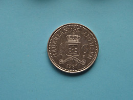1980 - 1 Gulden ( For Grade, Please See Photo ) XXF ! - Netherlands Antilles