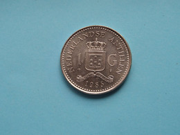 1985 - 1 Gulden ( For Grade, Please See Photo ) XXF ! - Netherlands Antilles