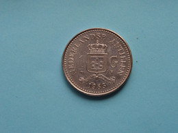 1983 - 1 Gulden ( For Grade, Please See Photo ) XXF ! - Netherlands Antilles