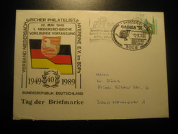 GARBSEN 1990 Gabria Tag Der Briefmarke Cancel Postal Stationery Cover GERMANY - Cartas