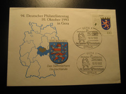 GERA 1993 Thuringen Cancel Cover GERMANY - Cartas