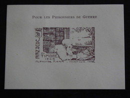 Vignette JOURNEE Du Timbre 1945 FDC Pour Les Prisonniers De Guerre A. KARR NEUF ** MNH - Unclassified