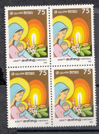 SRI LANKA , 1987, Christmas, Block Of 4,  MNH, (**) - Sri Lanka (Ceylon) (1948-...)