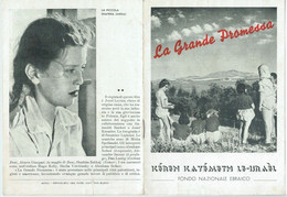 67001 - ISRAEL - VINTAGE Keren Kayemet Le Israel LEAFLET In ITALIAN 1950'S - Andere & Zonder Classificatie