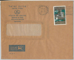 67004 - ISRAEL - Postal History -  LETTER With OFFICIAL POST LEAFLET: Ports 1969 - Autres & Non Classés