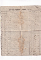 A18749 - INVOICE FROM AUSTRIA INTERIMS NOTA 1829 AUSTRIAN EMPIRE - Austria