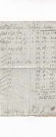 A18754 - INVOICE FROM AUSTRIAN EMPIRE 1819 VIKOL SIMON OLD HANDWRITTEN DOCUMENT - Österreich