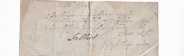 A18775 - RECEIPT FROM AUSTRIAN EMPIRE 1800s OLD HANDWRITTEN DOCUMENT - Austria