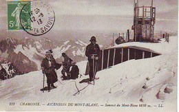 CPA ALPINISME 1926 - CHAMONIX ASCENSION DU MONT BLANC - 74 -  Sommet Du Mont Blanc 4810 M - Alpinisme