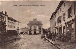 54 - CIREY / RUE DE LA GARE PENDANT L'OCCUPATION ALLEMANDE - Cirey Sur Vezouze