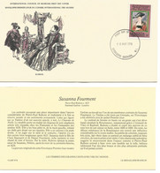 Enveloppe 1er Jour Des Musées -Rubens -Susanna Fourment-timbre Grenada 18 Mai 1978 + Fichier Explicatif - Museums