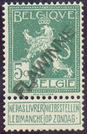 5c.  PELLENS  Oblitération Griffe FLAWINNE - 20176 - 1912 Pellens