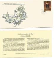 Enveloppe 1er Jour Des Musées Millais Les Princes Dans La Tour Timbre August1er Sept 1979 + Fichier Explicatif - Musées