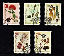 New Zealand 2012 Native Trees Set Of 5 Used - Oblitérés