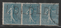 PERFORES - L.D = Ste Lorraine Dietrich Sur N°161 (bande De 3) - Used Stamps