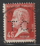 PERFORES - T.C = Traumann Et Cie  Sur N°175 - Used Stamps